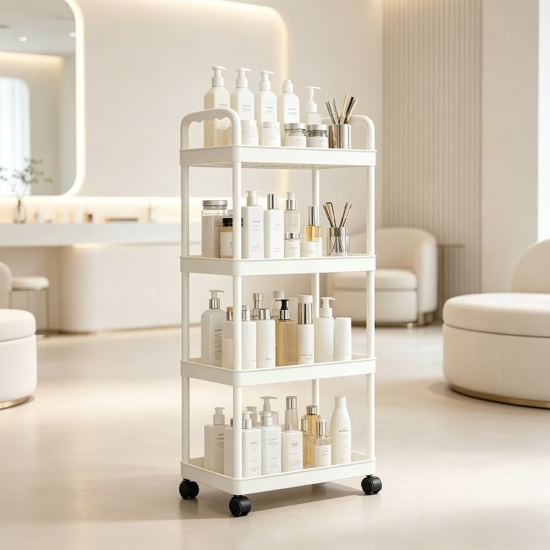 Four-tier storage cart (each tier has a load capacity of 33.07 lbs)