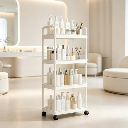 Four-tier storage cart (each tier has a load capacity of 33.07 lbs)