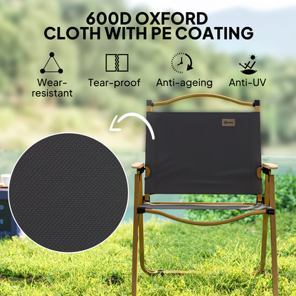 Camping chair, lightweight folding chair, portable armchair