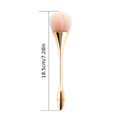 Small and slender makeup brush with ultra-soft bristles