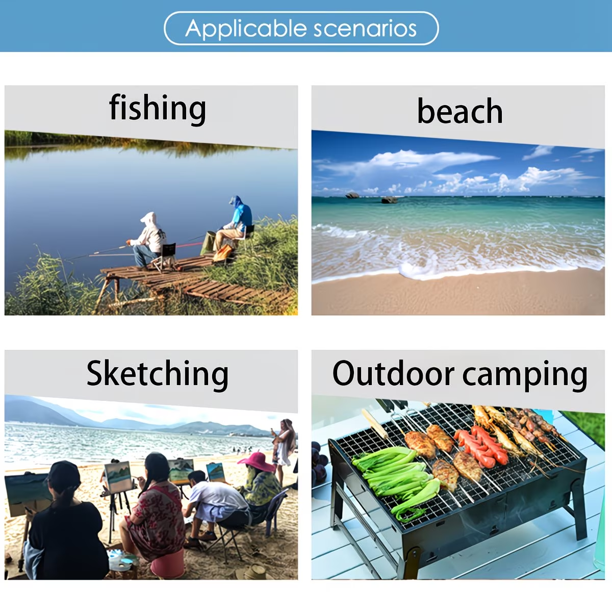 Outdoor moon chair, beach chair, outdoor fishing chair