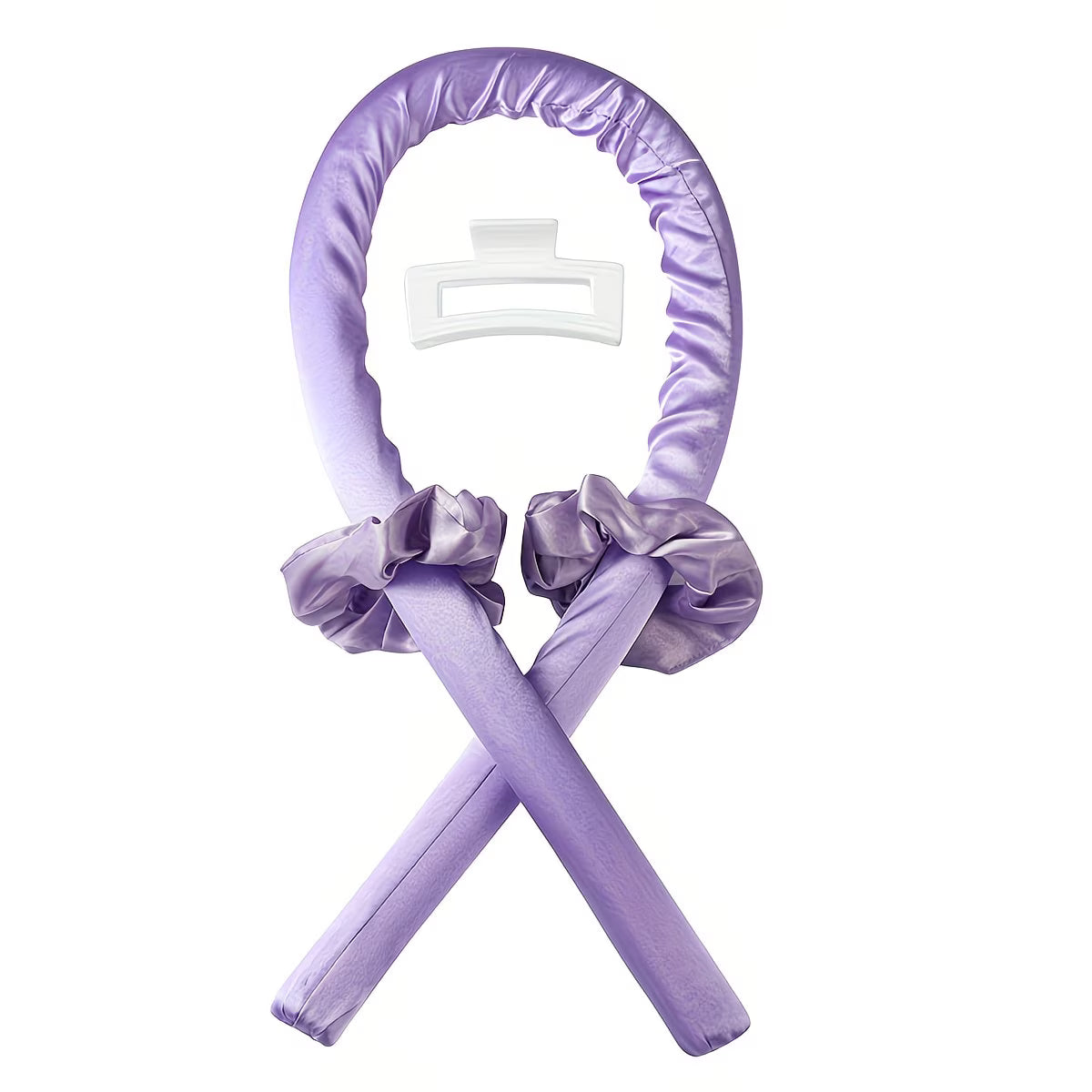 4-piece set of heat-free curling iron and headband