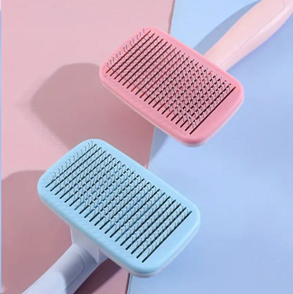 Long and short-haired pet hair cleaning comb