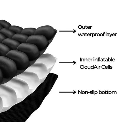 Anti-gravity car seat cushion